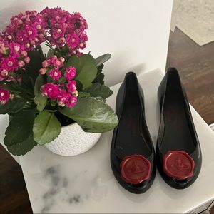 Vivienne Westwood flat rubber shoes.